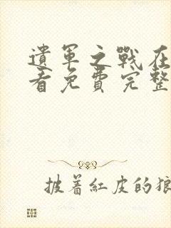 遗军之战在线观看免费完整版高清封面