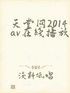 天堂网2014av在线播放