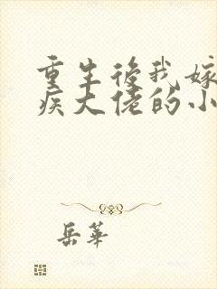 重生后我嫁给残疾大佬的小说