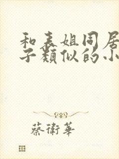 和表姐同居的日子类似的小说