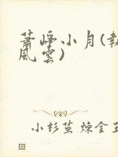 萧峥小月(执掌风云)