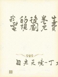 我的后半生剧情电视剧免费观看