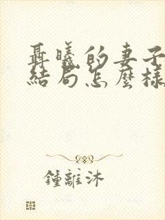 聂曦的妻子后来结局怎么样