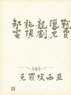 邹兆龙猎战狂徒电视剧免费观看