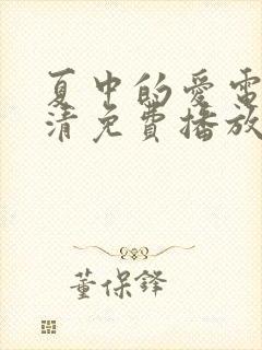 夏中的爱电影高清免费播放
