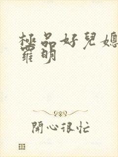 极品好儿媳秦雨罗明封面