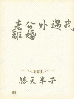 老公外遇我不想离婚