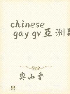 chinese gay gv亚洲帅哥封面