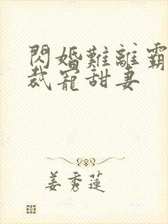 闪婚难离霸道总裁宠甜妻