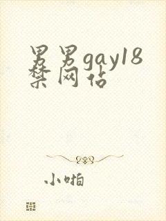 男男gay18禁网站