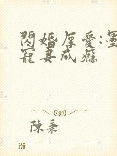 闪婚厚爱:墨少宠妻成瘾