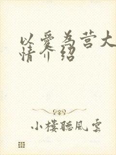 以爱为营大概剧情介绍