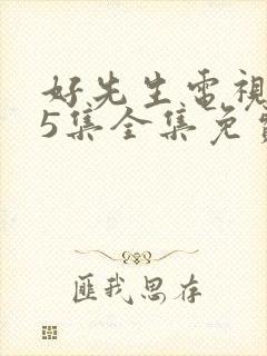 好先生电视剧45集全集免费观看