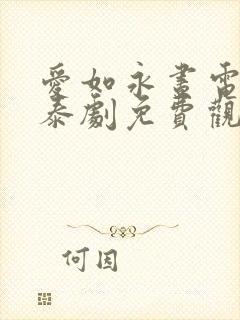 爱如永昼电视剧泰剧免费观看