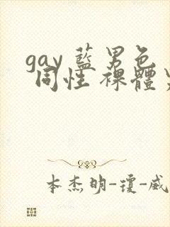gay 蓝男色 同性 裸体男模