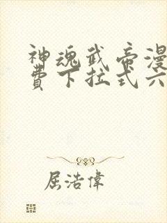神魂武帝漫画免费下拉式六漫画6漫画六漫画封面