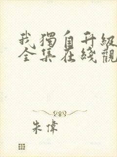 我独自升级动漫全集在线观看