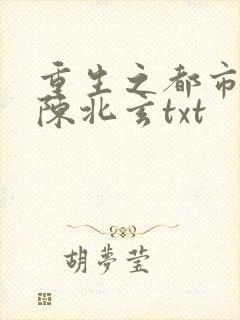 重生之都市修仙陈北玄txt