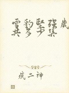 雪豹坚强岁月一共多少集封面