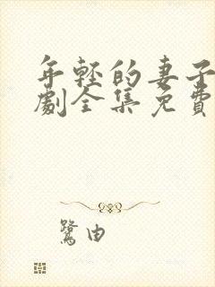 年轻的妻子电视剧全集免费观看