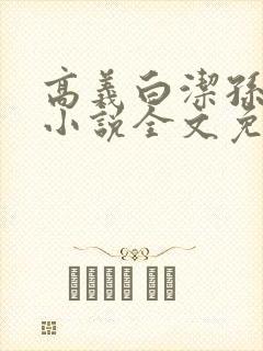 高义白洁孙倩的小说全文免费阅读