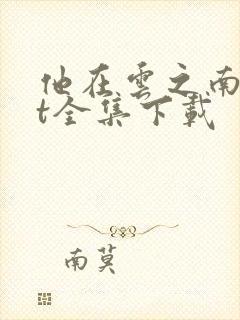 他在云之南txt全集下载