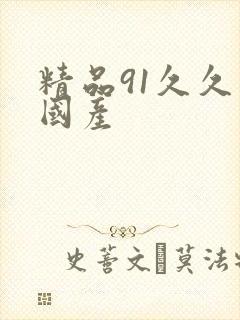 精品91久久久国产