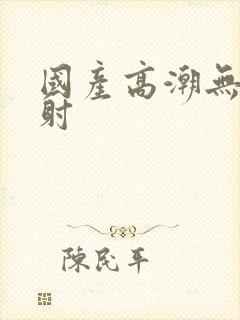 国产高潮无套内射