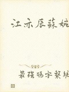 江亦辰苏婉柔封面