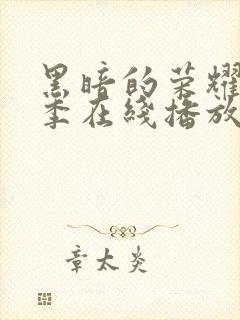 黑暗的荣耀第二季在线播放免费观看封面