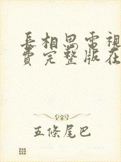 长相思电视剧免费完整版在线观看封面