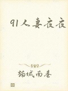 91人妻夜夜爽封面