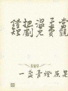 错把温柔当深情短剧免费观看45集