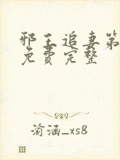 邪王追妻第二季免费完整