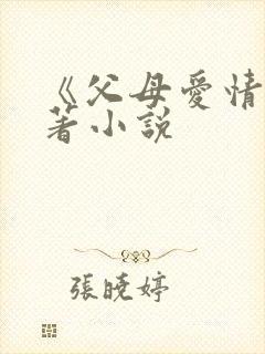 《父母爱情》原著小说封面