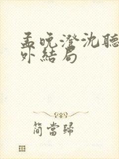 孟晚澄沈听澜番外结局