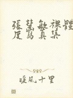 张慧敏裸体大尺度写真集