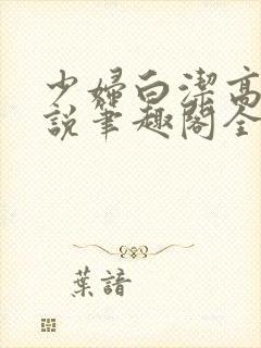 少妇白洁高义小说笔趣阁全文阅读