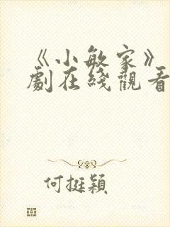 《小敏家》电视剧在线观看封面