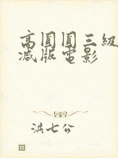高圆圆三级无删减版电影封面