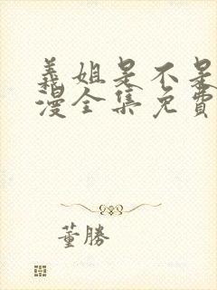 义姐是不是良动漫全集免费观看封面