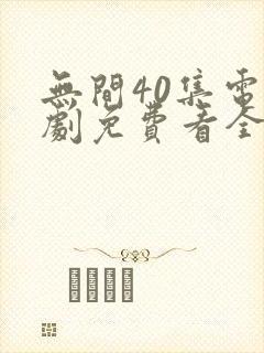 无间40集电视剧免费看全集封面