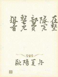 狙击部队在线观看免费完整版高清