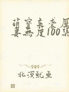 萌宝来袭厉总宠妻无度100集封面