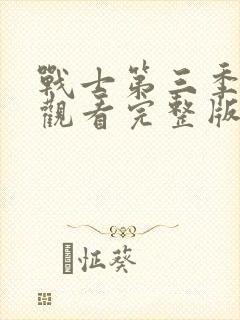 战士第三季在线观看完整版中文