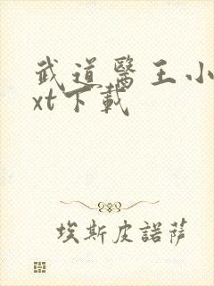 武道医王小妖txt下载