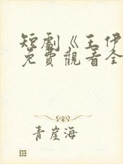 短剧《王伊泽》免费观看全集高清