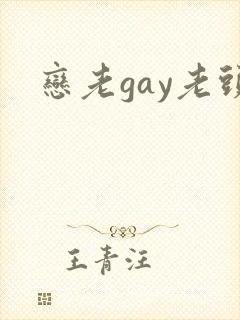 恋老gay老头