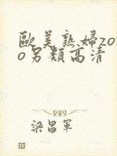 欧美熟妇zozo另类高清