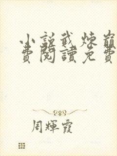 小说武炼巅峰免费阅读免费